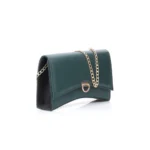 Glam Gather EmeraldWhisper Clutch – Botanical Green Edition