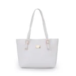 Glam Gather LuxeCurve Shoulder Bag – Snow White Edition