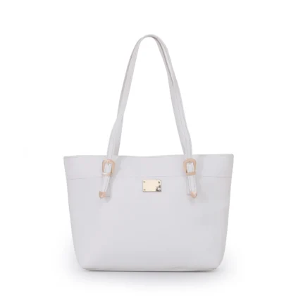 Glam Gather LuxeCurve Shoulder Bag – Snow White Edition