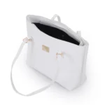 Glam Gather LuxeCurve Shoulder Bag – Snow White Edition - Image 4